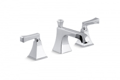 Memoirs Widespread Bathroom Faucet With Deco Lever Handles-454-4V-CP