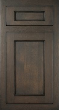 Species Quarter Sawn White Oak Cinder With Heavy Black Glaze