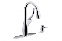 Mazz Pull Down Kitchen Faucet -R72511-SD-CP