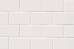 White Glossy Subway 2X4 - Porcelain - Glossy - 12X12