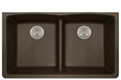 Mocha Double Equal Bowl Low Divide Undermount- 812